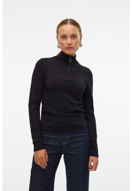 Vero Moda Пуловер с къс цип - Pepit.bg
