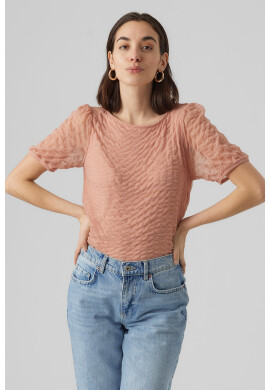 Vero Moda Релефна тениска - Pepit.bg