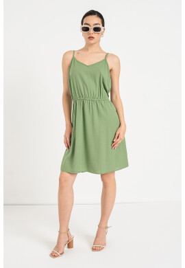 Vero Moda Рокля с лен Milo с шпиц - Pepit.bg