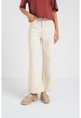 Vero Moda Широки дънки Kathy - Мръснобял - Pepit.bg