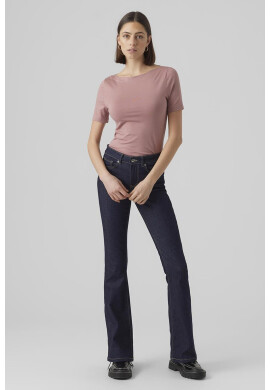 Vero Moda Тениска с деколте тип лодка - Pepit.bg