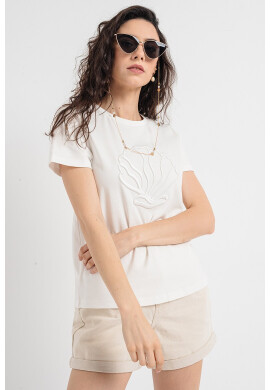 Vero Moda Тениска с релеф - Pepit.bg