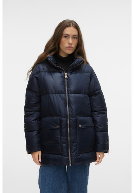 Vero Moda Зимно яке с цип - Тъмносин - Pepit.bg
