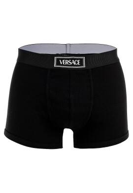 Versace Боксерки с бродирано лого - Черен - Pepit.bg