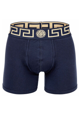 Versace Боксерки Topeka с лого - 2 чифта - Бял/Син - Pepit.bg