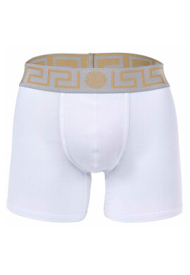 Versace Боксерки Topeka с лого - Бял/Сребрист - Pepit.bg