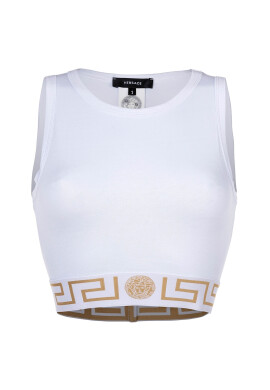 Versace Къс топ с лого - Pepit.bg