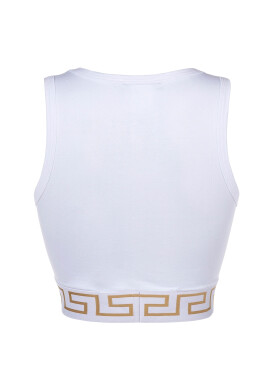 Versace Къс топ с лого - Pepit.bg