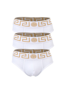 Versace Слипове Topeka - 3 чифта - Бял - Pepit.bg