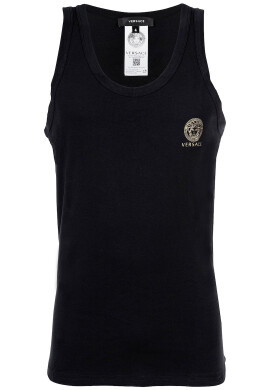 Versace Танк топ с лого - Черен - Pepit.bg
