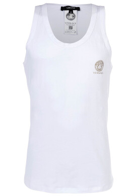 Versace Танк топ с лого - Бял - Pepit.bg