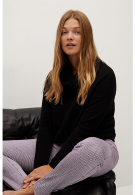 VIOLETA BY MANGO Панталон Roma с шарка пепит - Pepit.bg