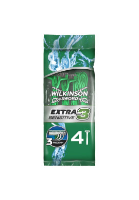 Wilkinson Самобръсначка Extra 3 Sensitive Жени 4 броя - Pepit.bg