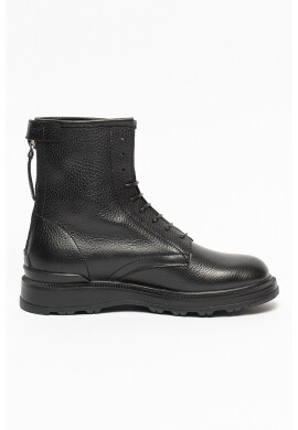 Woolrich Кожени боти с овален връх - Pepit.bg