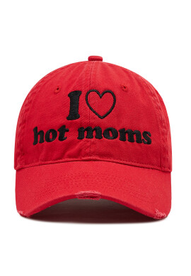 2005 Шапка с козирка Hot Moms Hat Червен - Pepit.bg