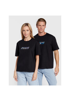 2005 Тишърт Unisex Holo Черен Relaxed Fit - Pepit.bg