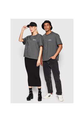 2005 Тишърт Unisex Horned Сив Relaxed Fit - Pepit.bg