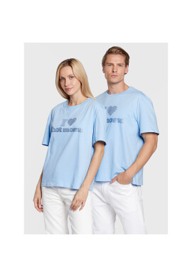 2005 Тишърт Unisex Hot Moms Син Relaxed Fit - Pepit.bg