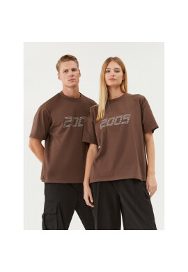 2005 Тишърт Unisex Signature Tee Кафяв Regular Fit - Pepit.bg