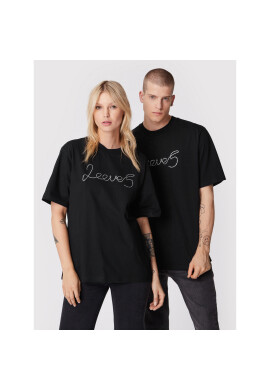 2005 Тишърт Unisex X Leeves „2eeve5” Черен Regular Fit - Pepit.bg