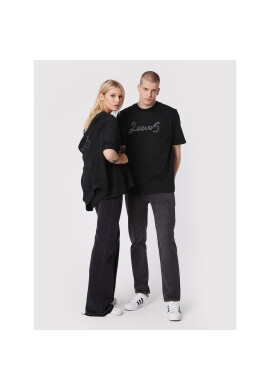 2005 Тишърт Unisex X Leeves „2eeve5” Черен Regular Fit - Pepit.bg