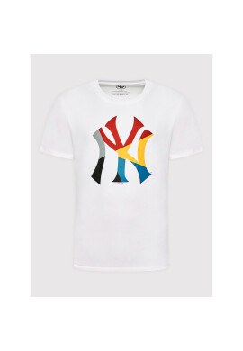 47 Brand Тишърт Echo BB017TEMECH549837WW Бял Regular Fit - Pepit.bg