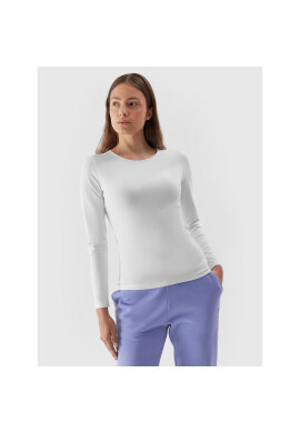4F Блуза AW23TLONF167 Бял Slim Fit - Pepit.bg
