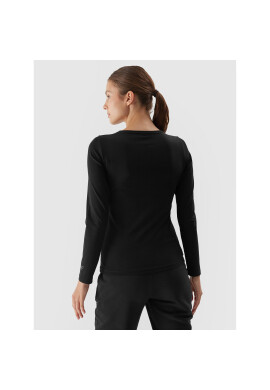 4F Блуза AW23TLONF167 Черен Slim Fit - Pepit.bg