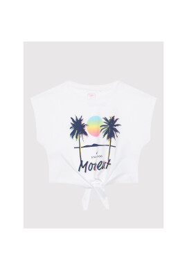 4F Блуза HJL22-JTSD009 Бял Cropped Fit - Pepit.bg