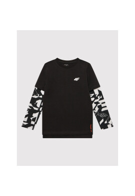 4F Блуза HJZ21-JTSML002 Черен Regular Fit - Pepit.bg