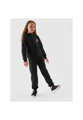 4F Долнище анцуг JAW23TTROF426 Черен Regular Fit - Pepit.bg