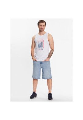 4F Мъжки топ SS23TTSHM354 Бял Regular Fit - Pepit.bg