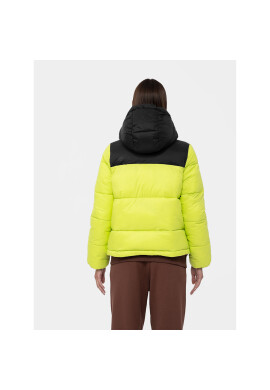 4F Пухено яке AW23TDJAF230 Зелен Regular Fit - Pepit.bg
