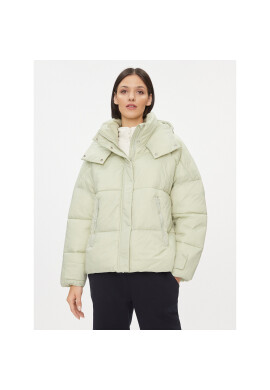 4F Пухено яке AW23TDJAF231 Зелен Regular Fit - Pepit.bg