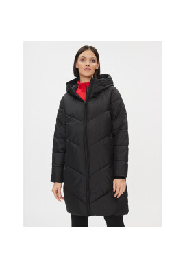 4F Пухено яке AW23TDJAF235 Черен Regular Fit - Pepit.bg