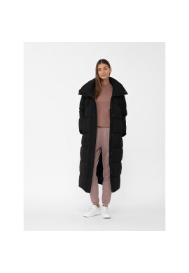 4F Пухено яке AW23TDJAF237 Черен Regular Fit - Pepit.bg