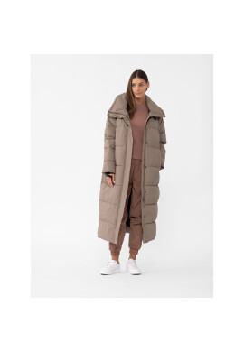 4F Пухено яке AW23TDJAF237 Кафяв Regular Fit - Pepit.bg
