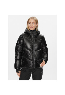 4F Пухено яке AW23TDJAF277 Черен Regular Fit - Pepit.bg