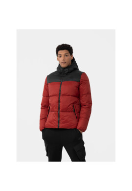 4F Пухено яке AW23TDJAM243 Червен Regular Fit - Pepit.bg
