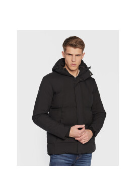 4F Пухено яке H4Z22-KUMP007 Черен Regular Fit - Pepit.bg