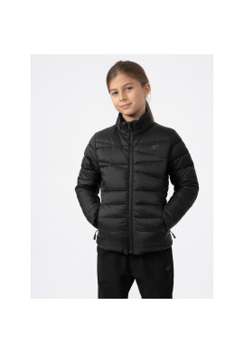 4F Пухено яке JAW23TDJAF219 Черен Regular Fit - Pepit.bg