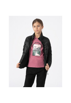 4F Пухено яке JAW23TDJAF219 Черен Regular Fit - Pepit.bg