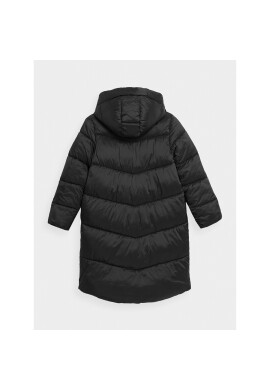 4F Пухено яке JAW23TDJAF268 Черен Regular Fit - Pepit.bg