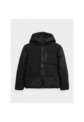 4F Пухено яке JAW23TDJAM276 Черен Regular Fit - Pepit.bg