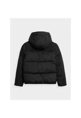 4F Пухено яке JAW23TDJAM276 Черен Regular Fit - Pepit.bg