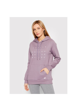 4F Суитшърт H4L22-BLD025 Виолетов Regular Fit - Pepit.bg