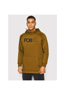 4F Суитшърт H4Z21-BLM026 Кафяв Relaxed Fit - Pepit.bg