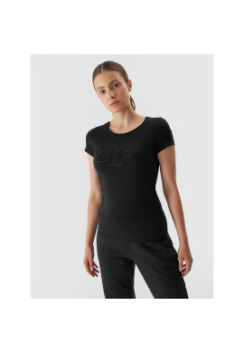 4F Тишърт AW23TTSHF0907 Черен Slim Fit - Pepit.bg