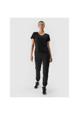 4F Тишърт AW23TTSHF0908 Черен Regular Fit - Pepit.bg