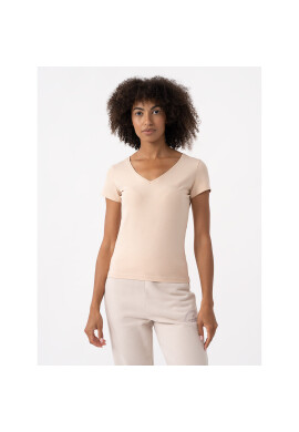 4F Тишърт AW23TTSHF0941 Екрю Slim Fit - Pepit.bg